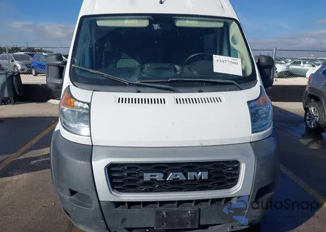 2021 Ram Promaster 2500 High Roof 159 Wb из США, поврежденный, VIN 3C6LRVDG5ME534820